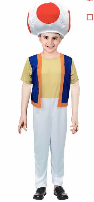 Boy’s Super Mario Toad Costume